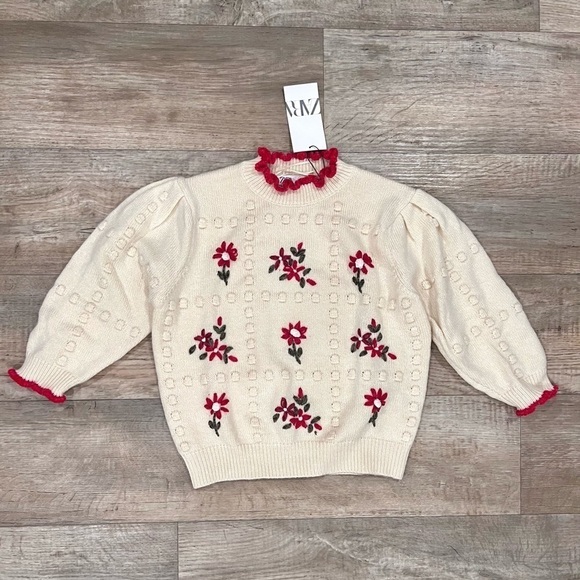 ZARA Wool-Blend Knit Sweater - Picture 13 of 16